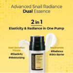 دبل سرم اسنس ابرسان حلزون کوزارکس 80میل/COSRX Advanced Snail Radiance Dual Essence 80ml - Image 4