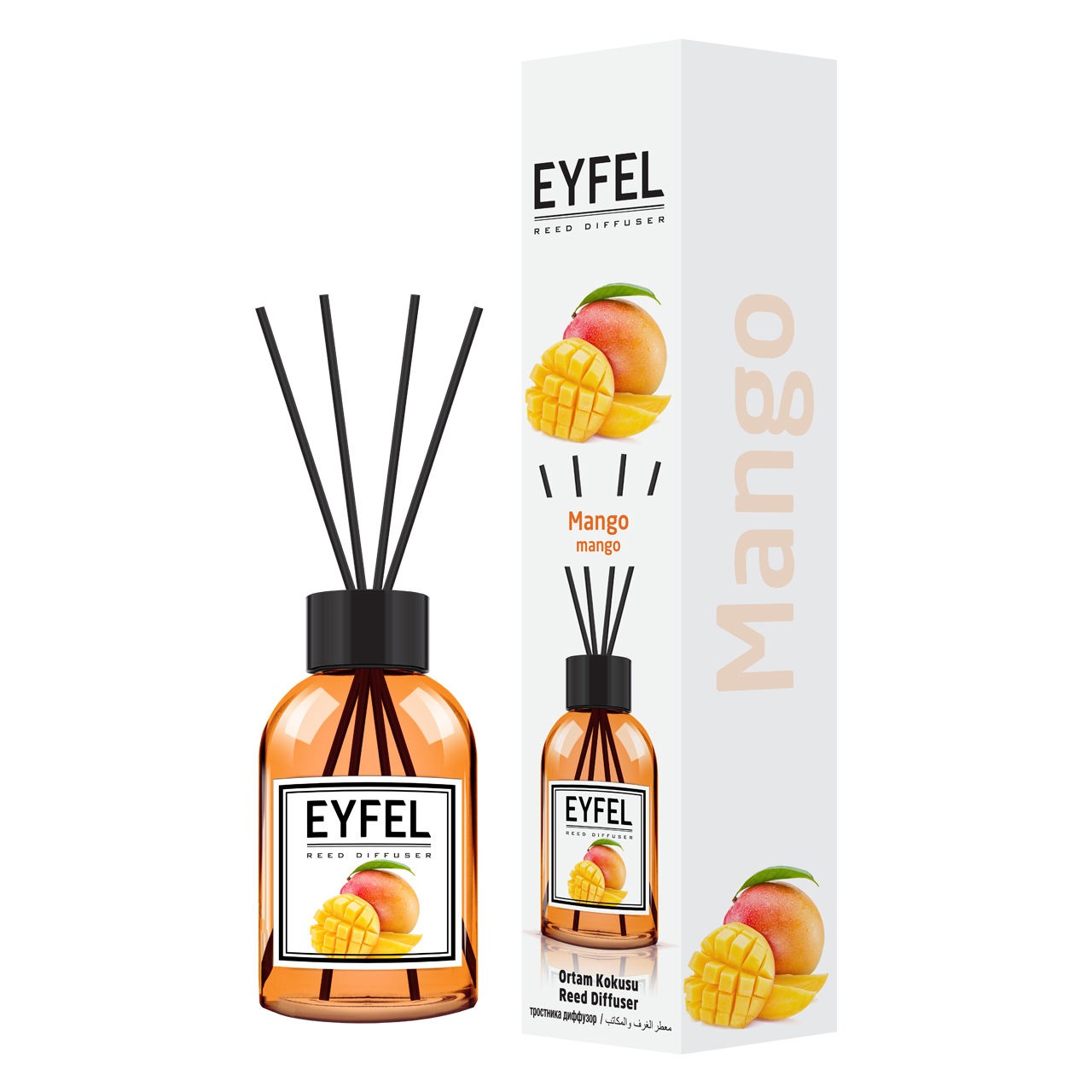 4YjmVg8ndPefmM6TDIVlAtkQFvBBUcPOG6RH8gQx اسانس خوشبو کننده ایفل مدل 01 Mango حجم 110 میلی لیتر - Image 1