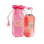 ادکلن زنانه ارض الزعفران مدل موصوف وردی-صورتی