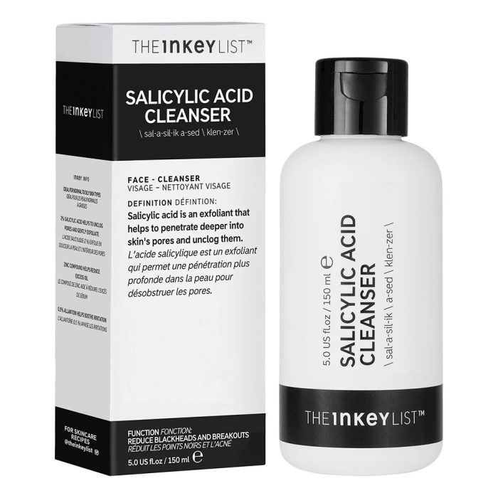 ژل-شستشوی-ضد-جوش-سالیسیلیک-اسید-اینکی-لیست-The-INKEY-List-Salicylic-Acid-Cleanser-700x700-1