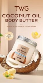 کره بدن نارگیل و آرگان TWG-درمان خشکی مزمن - Image 5