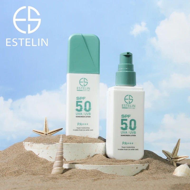 لوسیون-ضد-آفتاب-سوپر-مرطوب-کننده-استلین-75گرم-ESTELIN-Super-Moisturizing-Sunscreen-Lotion-SPF50-2 لوسیون ضد آفتاب سوپر مرطوب کننده استلین 75گرم ESTELIN Super Moisturizing Sunscreen Lotion SPF50 - Image 1